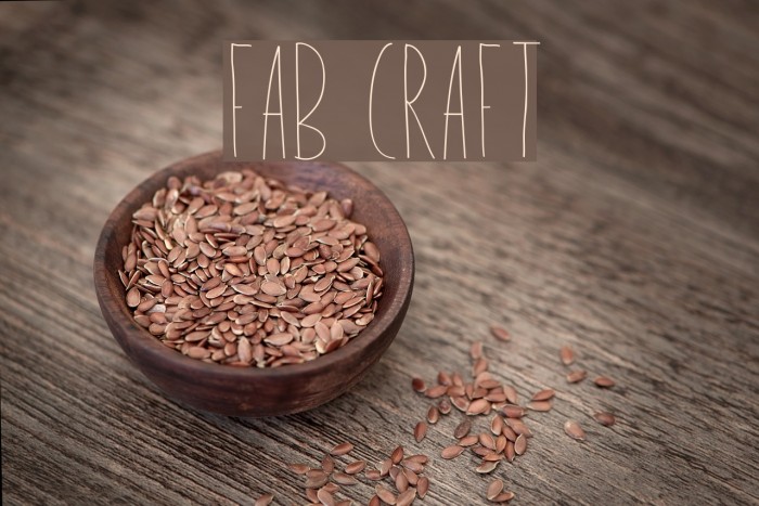 Fab Craft フォント examples
