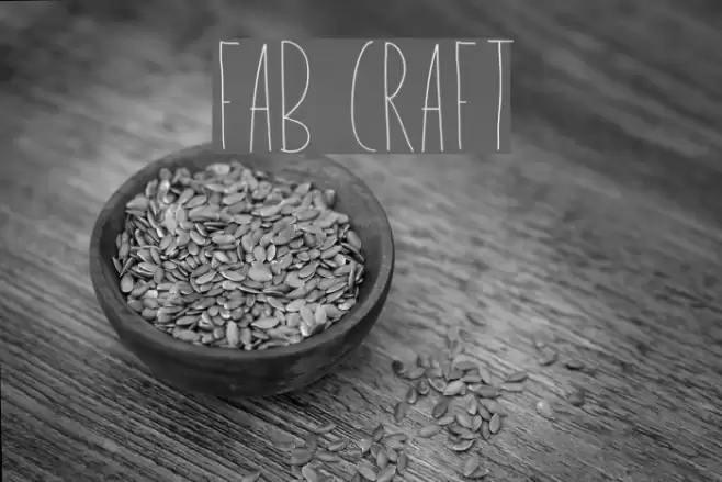 Fab Craft フォント examples