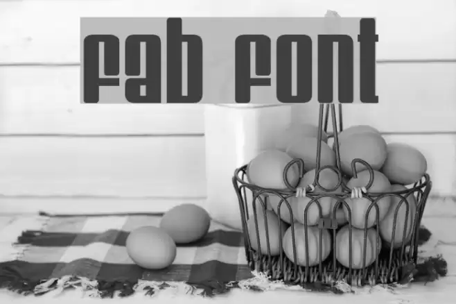 Fab Font examples