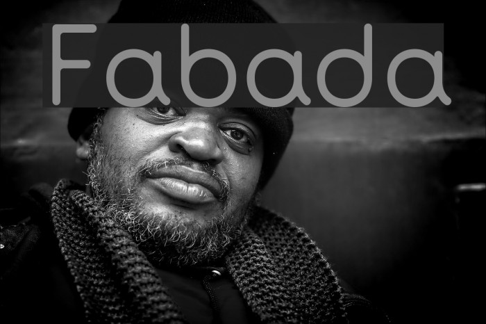Fabada Font examples