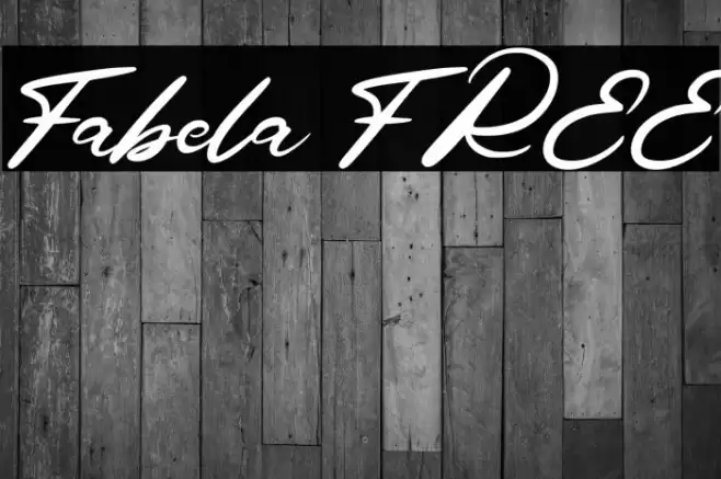 Fabela FREE Font examples