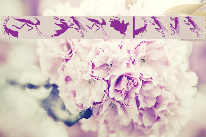 Fabeltiere04 Font examples