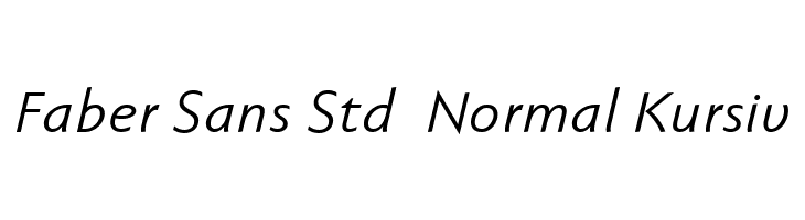 Faber Sans Std 56 Normal Kursiv  Fuentes Gratis Descargar