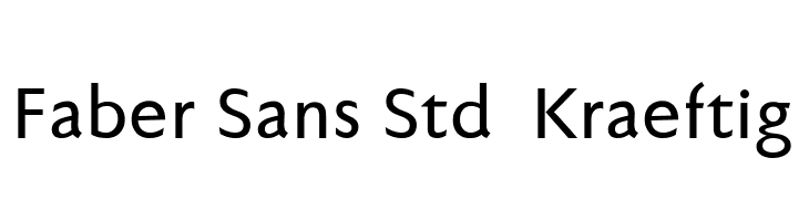 Faber Sans Std 65 Kraeftig  免费字体下载