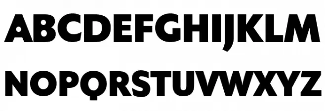 Faber Sans Std 95 Fett Шрифта ВЕРХНИЙ