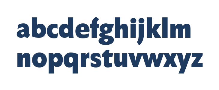 Faber Sans Std 95 Fett Lowercase