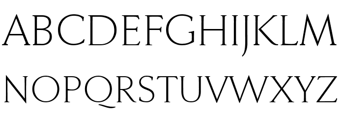 Faber Serif Reduced 45 Leicht Font OTHER CHARS
