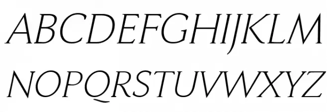 Faber Serif Reduced 46 Leicht Kurs Fuentes MAYÚSCULAS