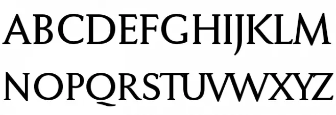 FaberDrei-Kraeftigreduced Schriftart Groß