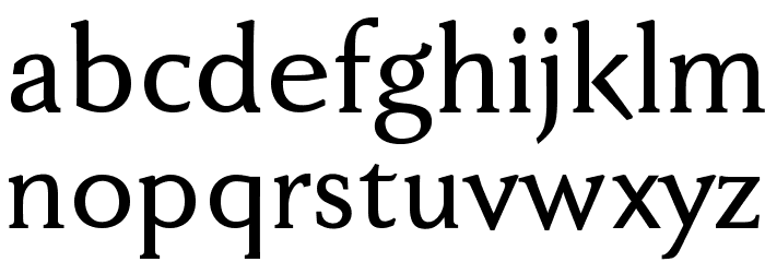 FaberDrei-Kraeftigreduced Font LOWERCASE
