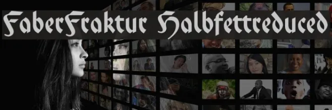 FaberFraktur-Halbfettreduced Example 1