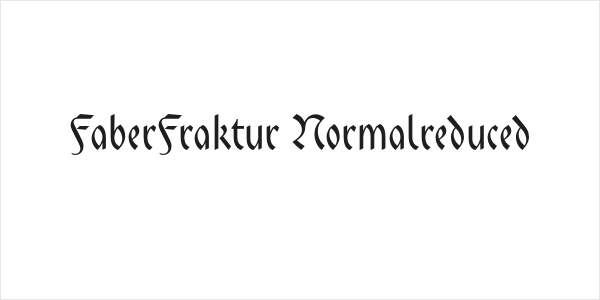 FaberFraktur-Normalreduced Logo