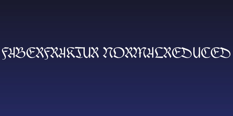 FaberFraktur-Normalreduced Social Header