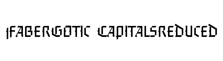 FaberGotic-Capitalsreduced Fonte