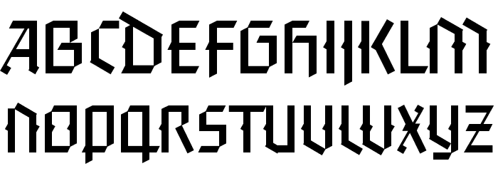 FaberGotic-Capitalsreduced Fonte MINÚSCULAS