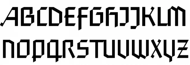 FaberGotic-Gothicreduced 字体 大写