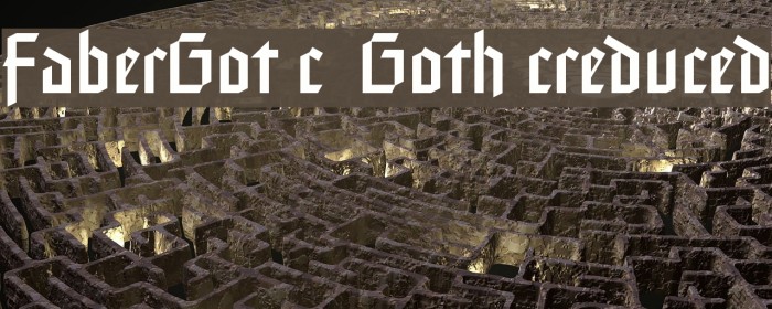 FaberGotic-Gothicreduced フォント examples