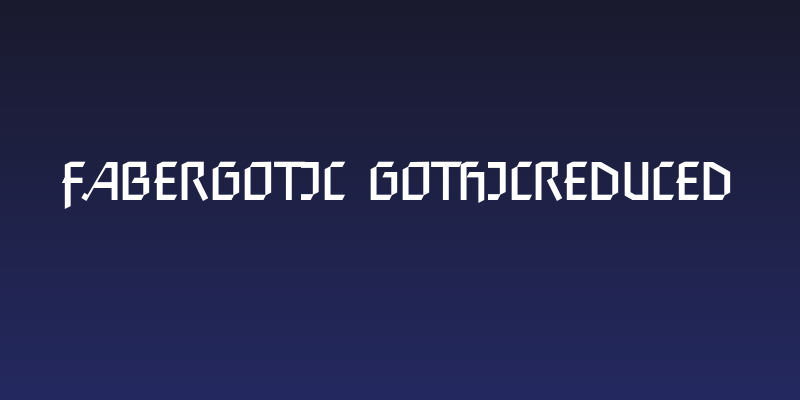 FaberGotic-Gothicreduced Social Header