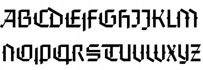 FaberGotic-Textreduced Fuentes MAYÚSCULAS
