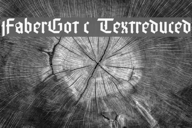 FaberGotic-Textreduced フォント examples