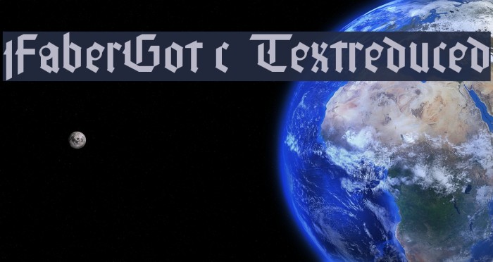 FaberGotic-Textreduced フォント examples