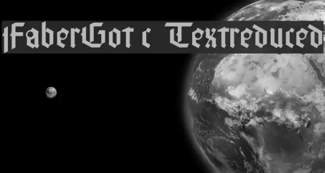 FaberGotic-Textreduced フォント examples