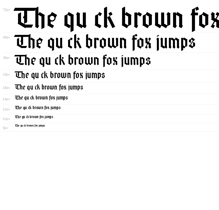 FaberGotic-Textreduced Waterfall