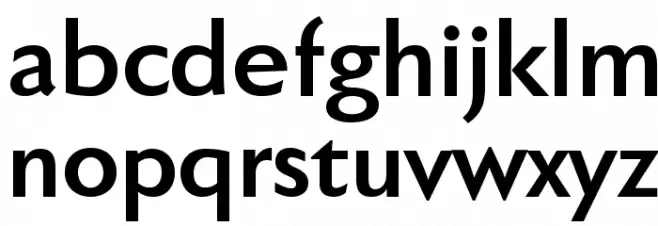 FaberSansPro-Halbfett 字体 小写