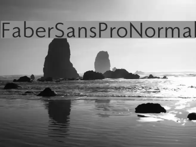 FaberSansPro-Normal Schriftart examples