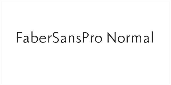FaberSansPro-Normal Logo