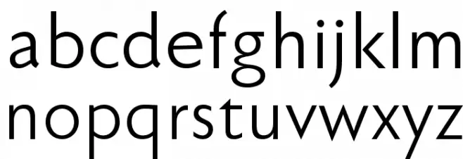 FaberSansPro-Normal 字体 小写