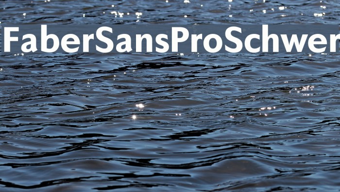 FaberSansPro-Schwer Font examples