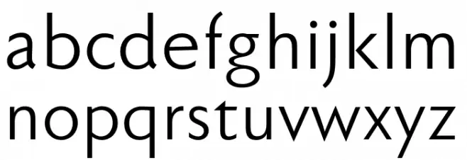 FaberSansStd-55Normal Schriftart Kleinbuchstaben