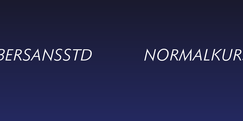 FaberSansStd-56NormalKursiv Social Header