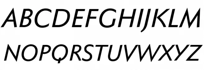 FaberSansStd-66KraeftigKursiv 字体 大写