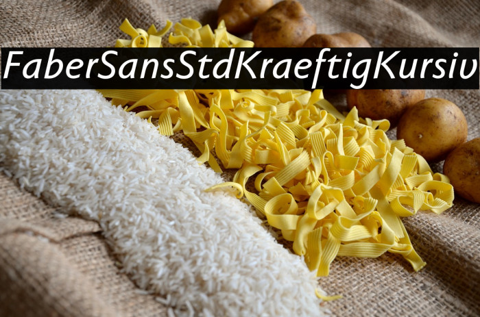 FaberSansStd-66KraeftigKursiv Example 1