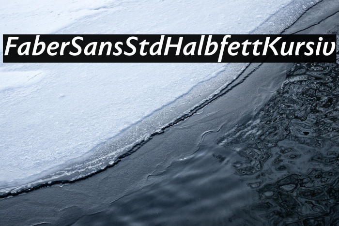 FaberSansStd-76HalbfettKursiv Example 1