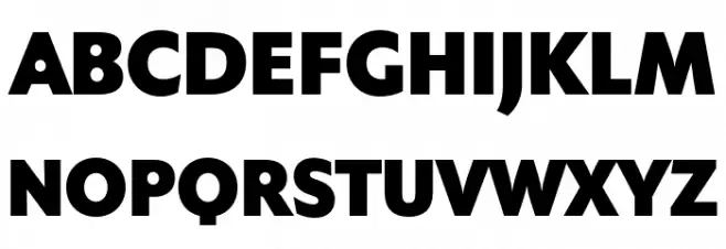 FaberSansStd-95Fett Schriftart Groß