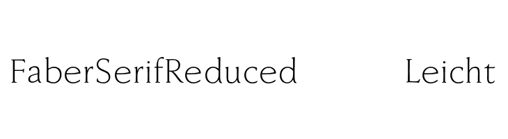 FaberSerifReduced-45Leicht  Fuentes Gratis Descargar