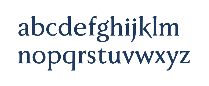 FaberSerifReduced-65Kraftig Lowercase