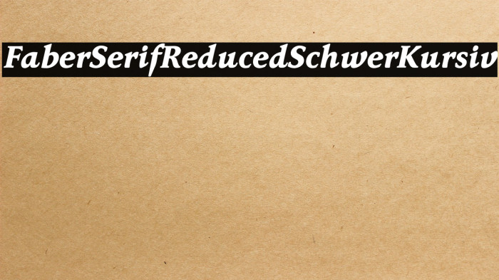 FaberSerifReduced-86SchwerKursiv Example 3