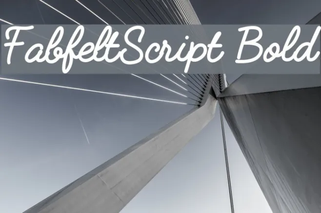 FabfeltScript Bold Example 3