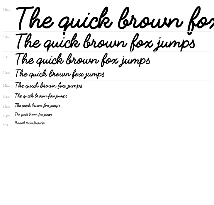 FabfeltScript Bold Waterfall