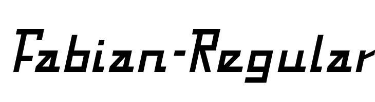 Fabian-Regular Font