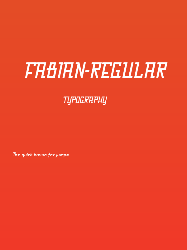 Fabian-Regular Poster