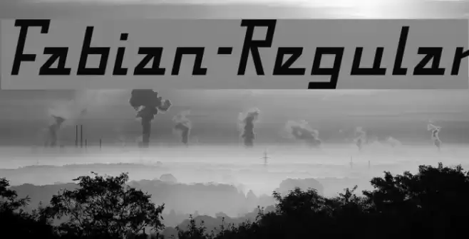 Fabian-Regular Font examples