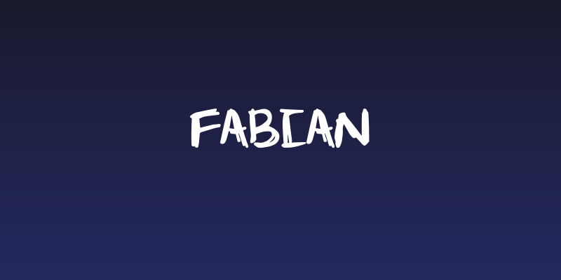 Fabian Social Header
