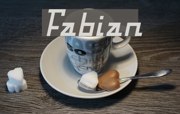 Fabian Font examples