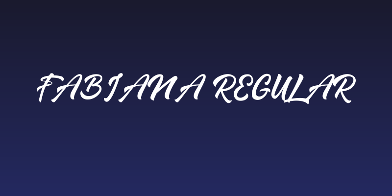 Fabiana Regular Social Header
