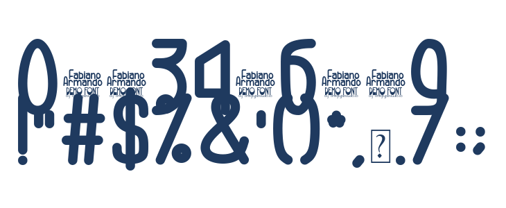 Fabiano Armando Extra Bold Other Characters